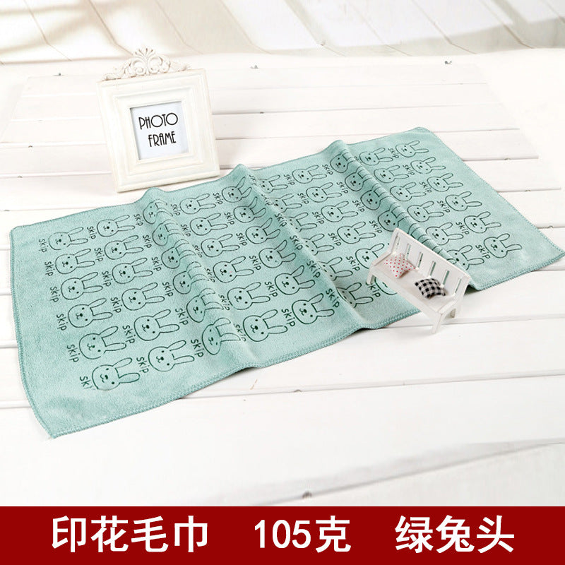 400GSM Microfiber Printed Towel 35×75cm | Ultra Soft | Wholesale