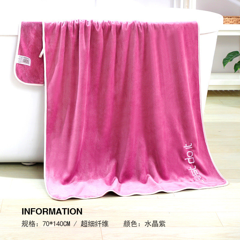 Nano Microfiber Bath Towel 70×140cm | Quick-Dry Beach Towel | Wholesale