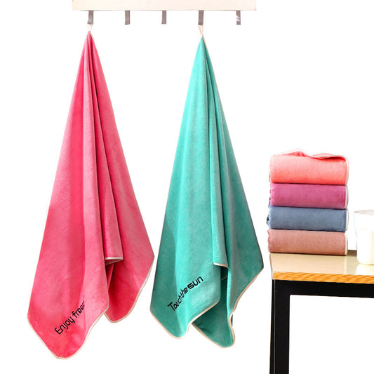Nano Microfiber Bath Towel 70×140cm | Quick-Dry Beach Towel | Wholesale