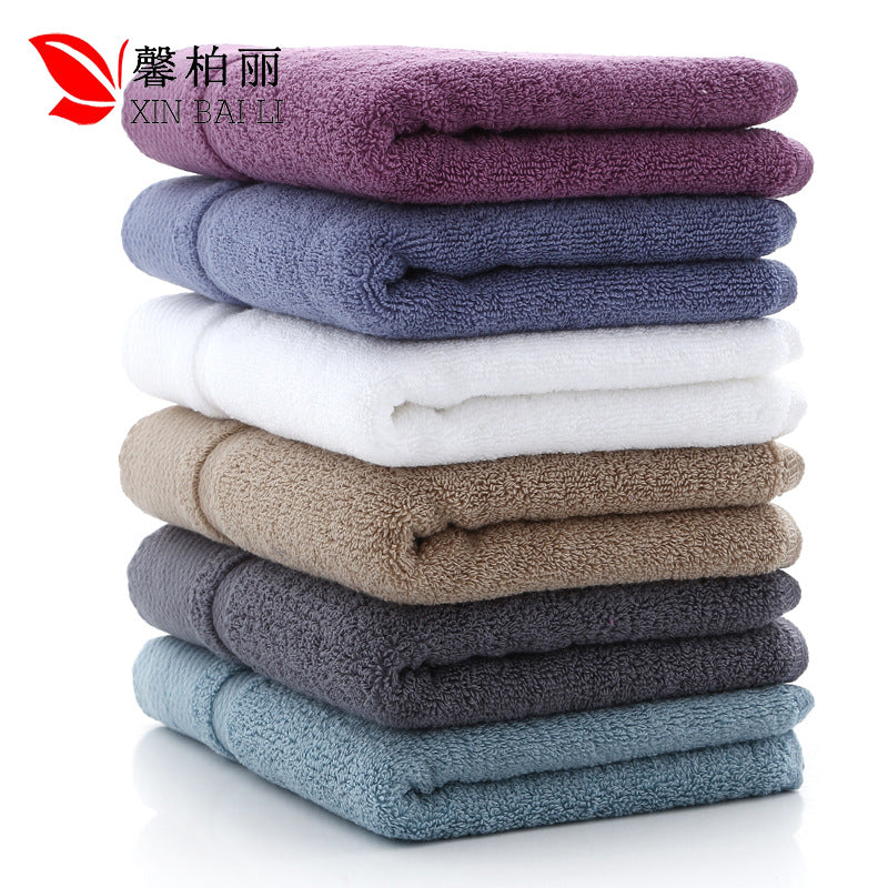 Long-Staple Cotton Towel Sets, Thick Pure Cotton, Home & Hotel Supplies, Custom Logo Supported