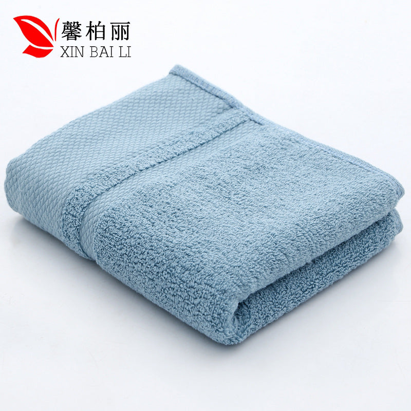 Long-Staple Cotton Towel Sets, Thick Pure Cotton, Home & Hotel Supplies, Custom Logo Supported