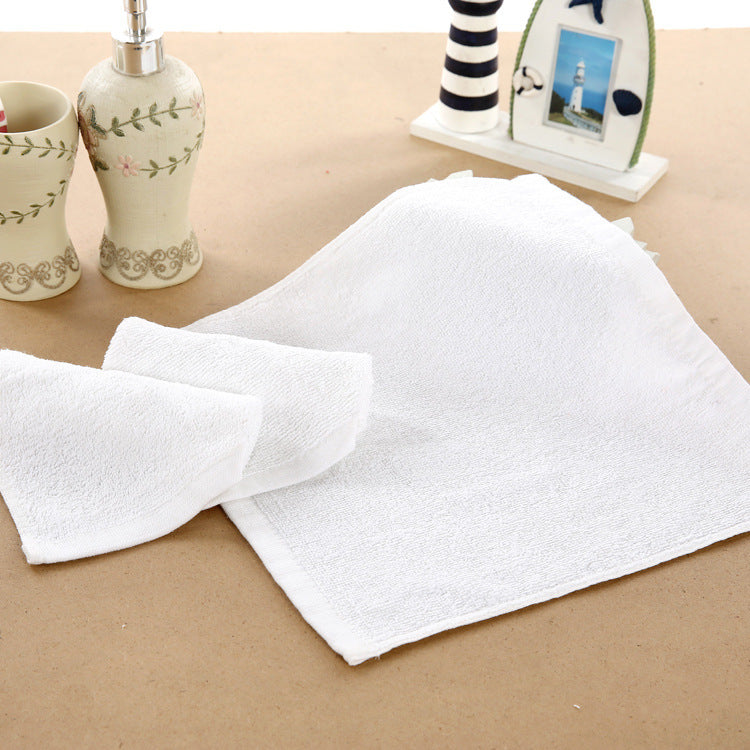 10 Pieces Per Order Disposable 100% Cotton Towel 30-60g Single Yarn | Hotel Bath & Foot Spa | Factory Wholesale