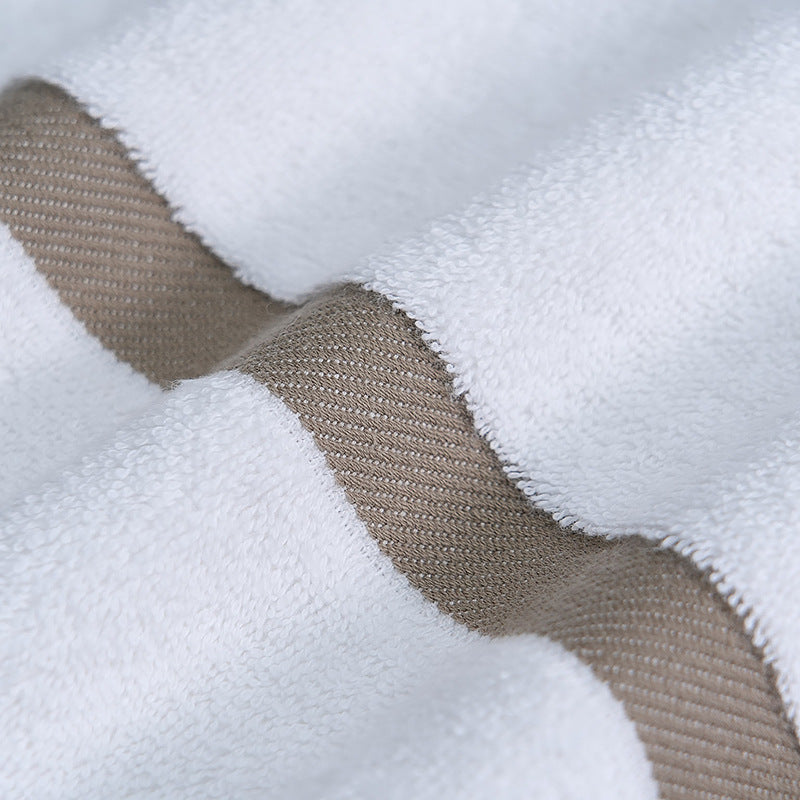 5-Star Hotel Pure Cotton Face Towel | Custom Logo | Hotel & Salon Wholesale