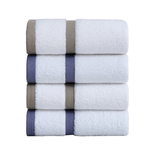 5-Star Hotel Pure Cotton Face Towel | Custom Logo | Hotel & Salon Wholesale