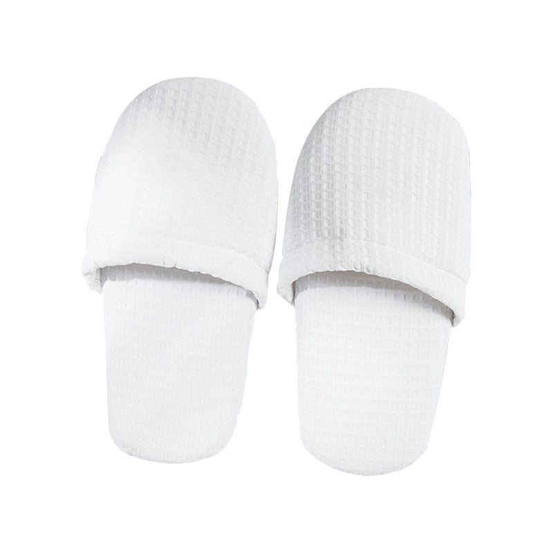 Wholesale Thick, Portable Disposable Waffle Pattern Slippers for Five-Star Hotel Guesthouses and Guest Rooms