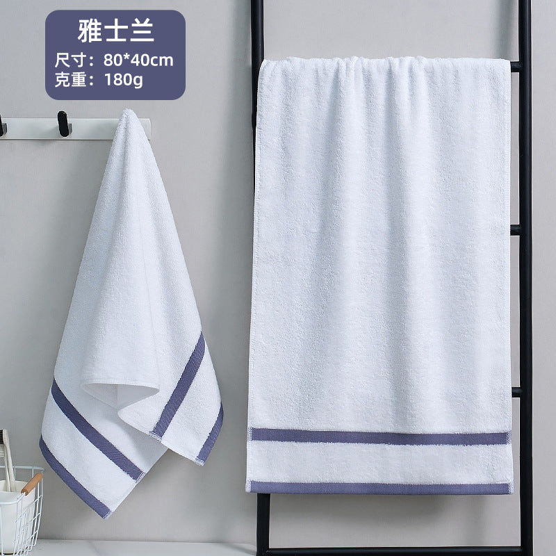 5-Star Hotel Pure Cotton Face Towel | Custom Logo | Hotel & Salon Wholesale